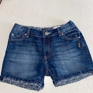 Girls Silver shorts